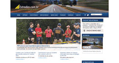 Desktop Screenshot of estradas.com.br