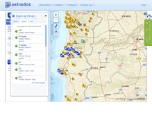 Tablet Screenshot of estradas.pt